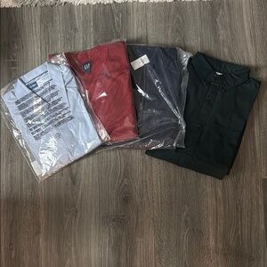GAP Red and Black Long Sleeve Tees